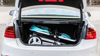 Babyruler ST166 в багажнике седана