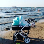 детская коляска Babyruler ST166 фото отзыв Черное море